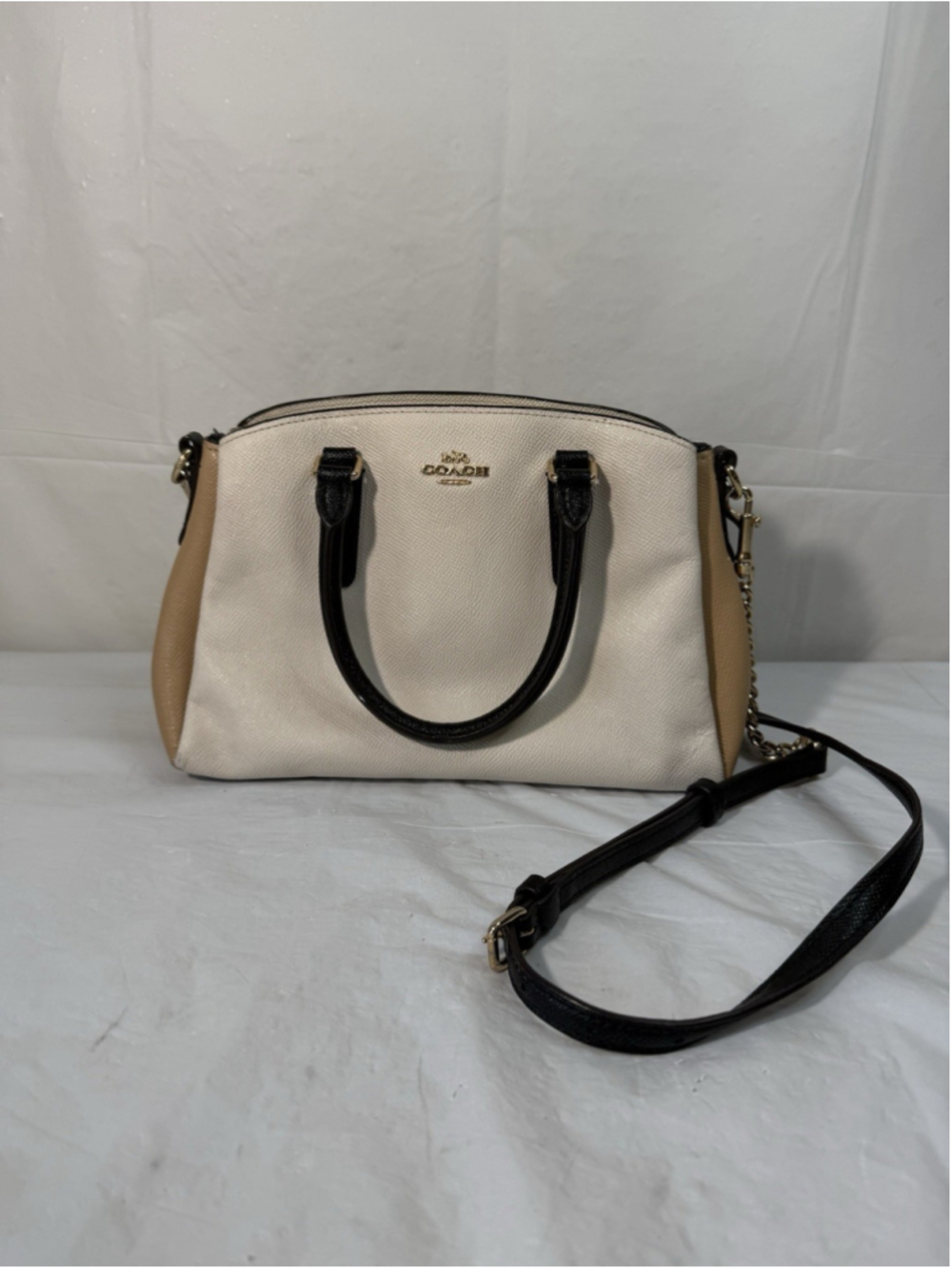 Coach mini SAGE CARRYALL IN COLORBLOCK F73712 Crossbody Hobo Bag - Picture 14 of 16